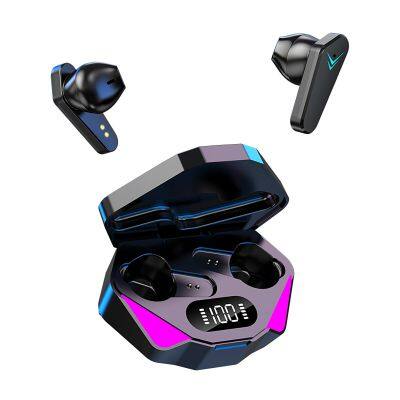 Popular Design LED Light Earplugs Bluetooth Headphone Gaming Wireless Earphones Sport Cheap Audifonos-Bluetooth Earbuds