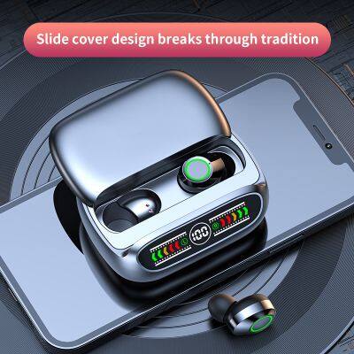 TWS V5.3 Slide Design HiFi Sound Quality Type-C Wireless Earbuds Earphone Gaming Headphone With LED Display photo-5