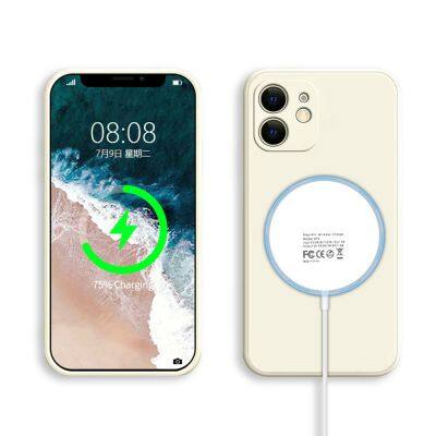 Magnetic Wireless Charger 15w for IP16-12 Magnet Charging Pad Chargers With Blue LED Light Strong Magnetic Mobile Phone Charge photo-6