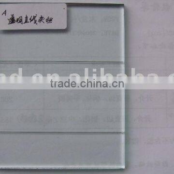 Top quality clear wired glass sheet/wired glass