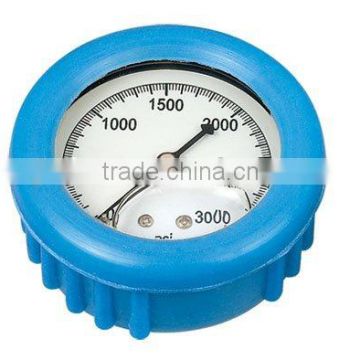 oil filled pressure gauge of rubber case