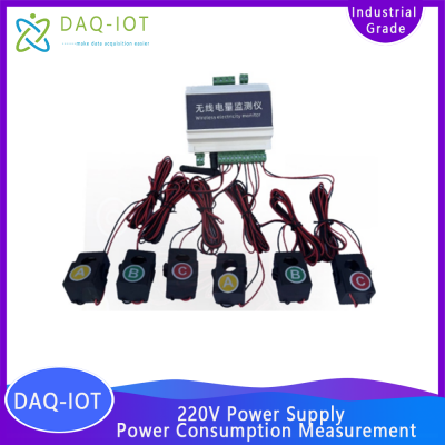 Multi-circuit AC wireless voltage and current sensor