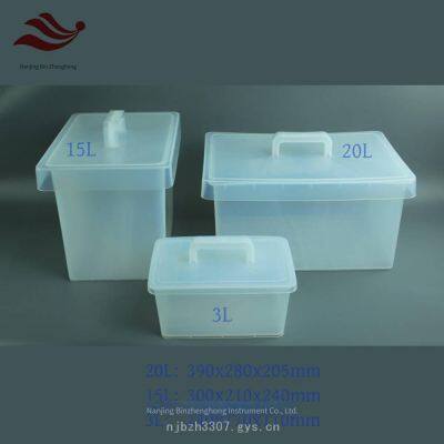 3l Pfa Acid Tank, High Temperature Resistant and Corrosion Proof, Square Cleaning Tank With Lid, Integrally Molded Acid - Base Tank, Leak - Free Immersion Tank photo-5