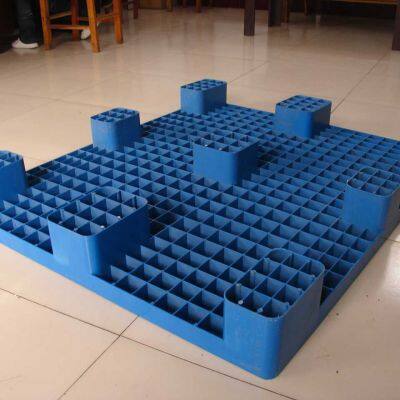 Custom Color Plastic Pallet With Logo Printing Industrial Grade for Machinery Parts Packaging