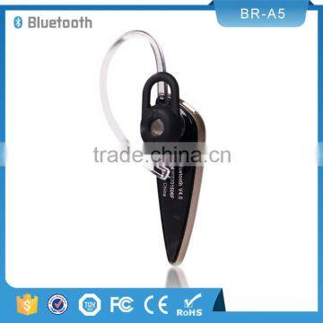 2015 Hands free style Waterproof stereo sport mini wireless bluetooth headset with battery
