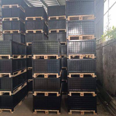 Stackable Steel Pallet Box With Reinforced Corners for Warehouse Efficiency photo-3