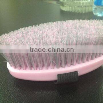 Lovely Pinky Plastic Cover Horse Grooming Brush