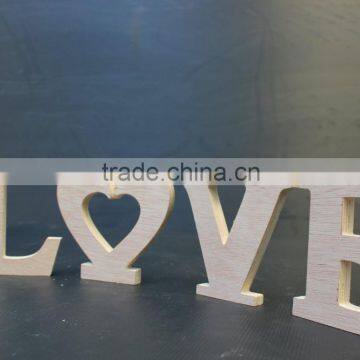 Wooden Plaque Words/Letters Free Standing "LOVE" Home/Wedding Decoration photo-2