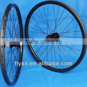 FLX-WS-CW010 Full Carbon 29ER Mountain MTB Bike Bicycle Clincher Wheelset - Rim + Spokes + hub + Brake Pads + QR skewers