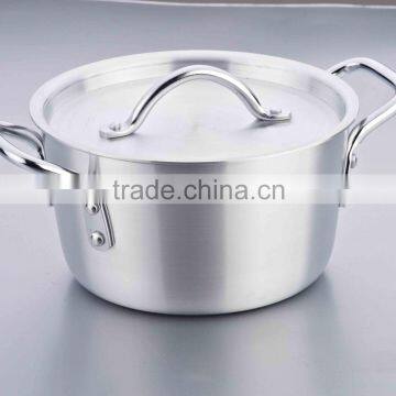 Pure Aluminum Stock Pot double handle all sizes with lid