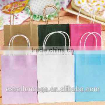 Simple style soap paper bags, natural-friendly hand carry bags