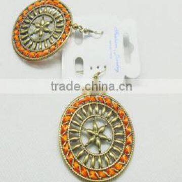 Most Popular Beautiful Design Handmade Earring Big Circle Earrings for Girls photo-2