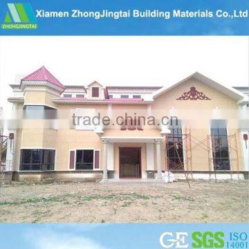 Light weight thermal insulated corrugated panel prefab houses