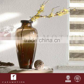 CASAMOTION Deep Brown Hand Blown Art Glass Vase With No MOQ and Gift Boxed, A9030-500