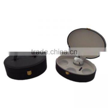 Leather Oval Cusmetic Bath Salt Gift Packing Box