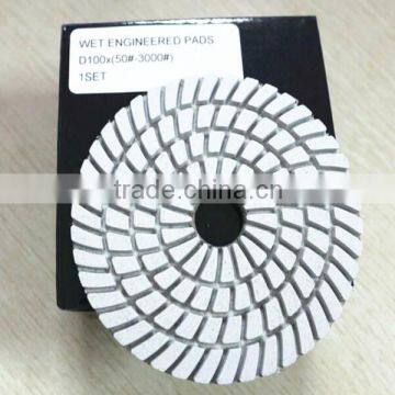 White Color Diamond Polishing Polishing Pads for Granite ,engineer Stone, Marble Supplier's Choice photo-3