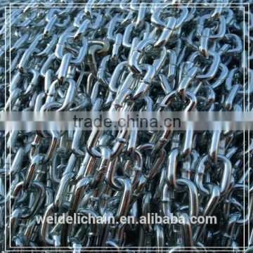 rigging factory direct sales high quality ordinary mild galvanized steel link chain