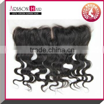 2014 Qingdao whosale factory price top quality brazilian lace frontal hair pieces