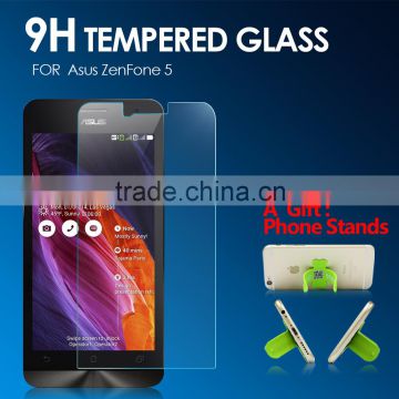 Tempered glass clear mobile phone glass screen protector for Asus Zenfone 5