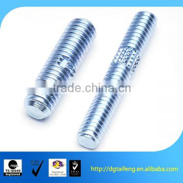 galvanized knurled full thread rob