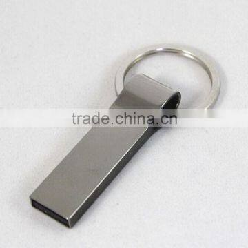 Low price of metal usb flash with keychain, promotion usb stick for Christmas