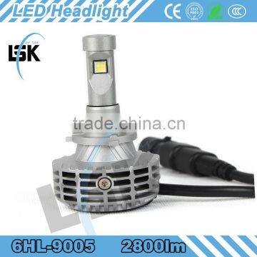 Lanseko hot selling Car G6 led headlight 12V wholesale price car 9005 led headlight cr e e with 5 colors DIY freely