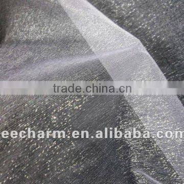 Polyester Glitter Sheer Fabric