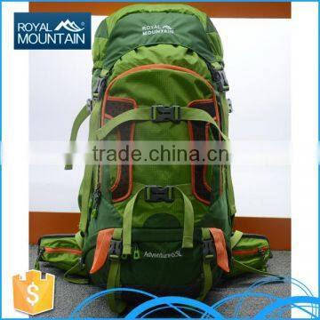 Made in china alibaba outdoor 8393 65L leisure hiking backpack for brand name