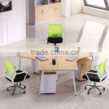 Modern desk office partition,office workstation for 3 person (SZ-WSB328)