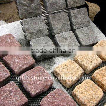 granite cobblestone on mesh