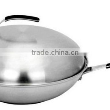 high quality stainless steel wok