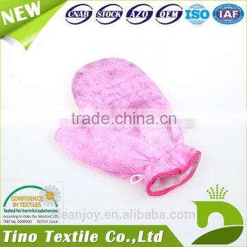 Brush Cleaning Glove Best Selling Wood Fiber Glove Wash Cloth photo-3