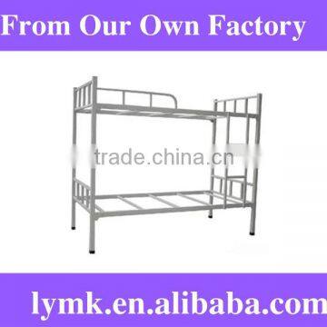 dorm furniture wrought iron double deck bed