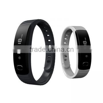 Black color TPU Strap waterproof OLED display health bracelet