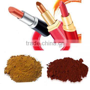 Cosmetic used matte finish pigment yellow or red iron oxide