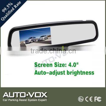 Car Auto 4.3 inch TFT-LCD Reversing car Rear view Mirror Monitor FOR CCD Camera DVD VCD