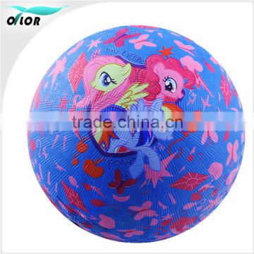 Promotional items custom made toys rubber playground balls