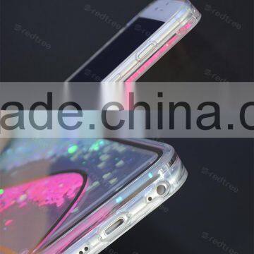 Factory Price Cute s Love Shape Liquid Mobile Phone Tpu Cover Case for Iphone 6s photo-3