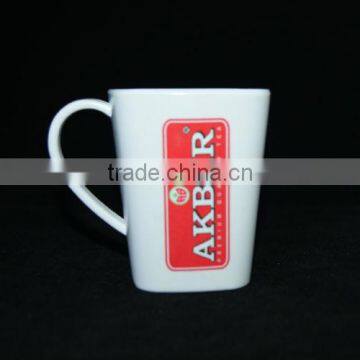 Melamine square mugs and cups with handle