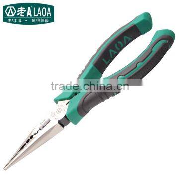 LAOA 6 Inch CR-V Steel Long Nose Electricians Wire Stripper Pliers Finishing Pliers photo-5