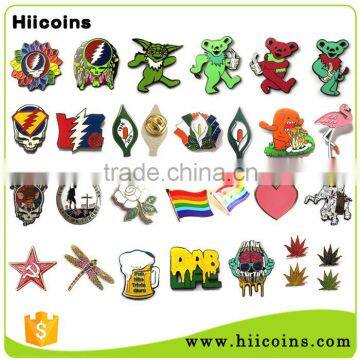 No Mold Cost Free Sample Wholesale Metal Cheap Custom Soft and Hard enamel Lapel Pin                        
                                                Quality Choice