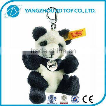 promtional cute panda plush toy keyring