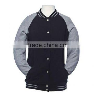 Plus Size Cotton Fleece Varsity Jacket,custom Plus Sizes Cotton Fleeve Jacket,customized Cotton Style Jacket photo-6