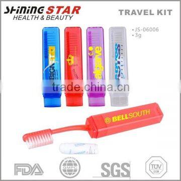 travel toothbrush & toothpaste wholesale travel kit