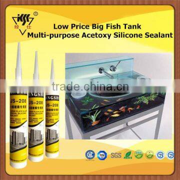 Low Price Big Fish Tank Multi-purpose Acetoxy Silicone Sealant