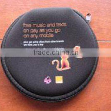 Cute neoprene cd dvd case waterproof high quality