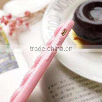 Hand Strap Cute Fashion Soft Tpu Cover Heart Case for Iphone 6 6s Plus photo-5