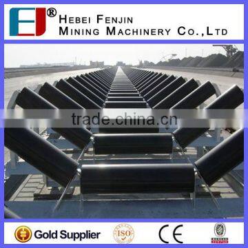 Higher Tensile Strength Carbon Steel Pipe Mine Conveyor Roller With Long Life Working