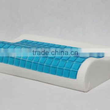 GP003 100% Polyurethane Visco Elastic Contour Cooling Memory Foam Gel Pillow