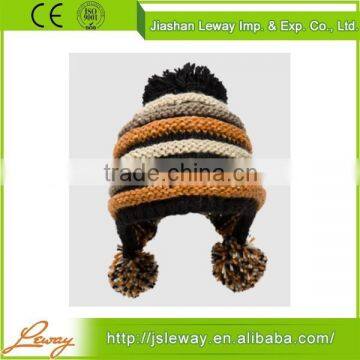High Quality China Sale Winter Knitted Beanie With Tassel photo-5